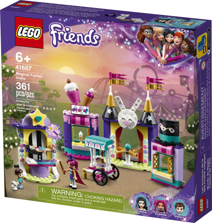 LEGO Friends Les kiosques de la fête foraine magique 41687 (361 pièces)