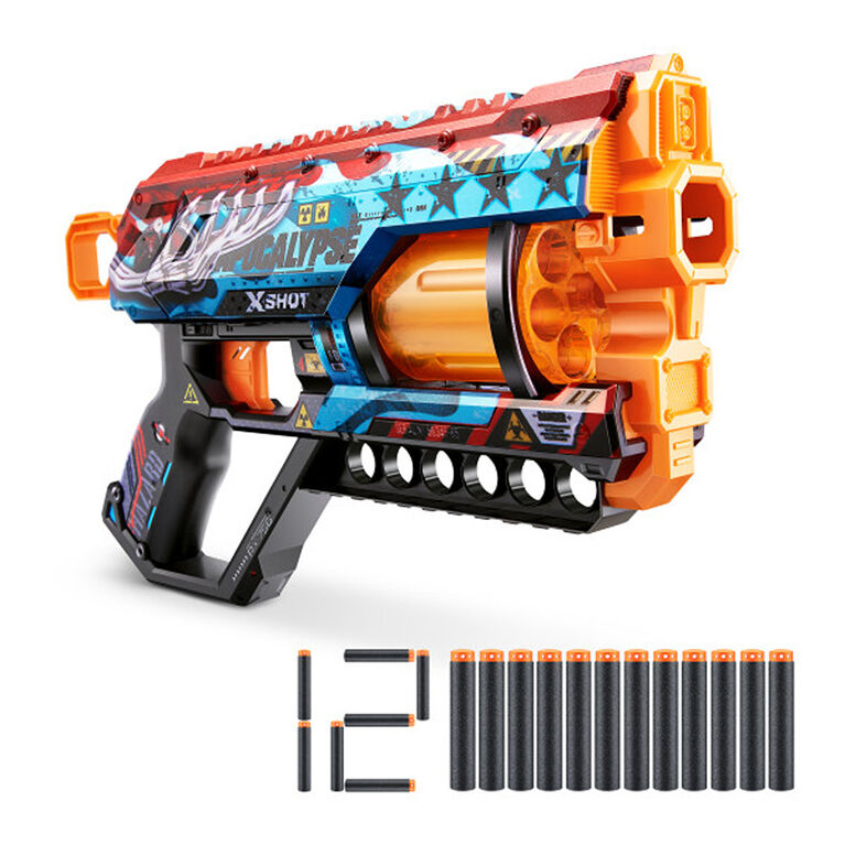 X-Shot Skins Griefer Blaster - Apocalypse (12 Darts) by ZURU