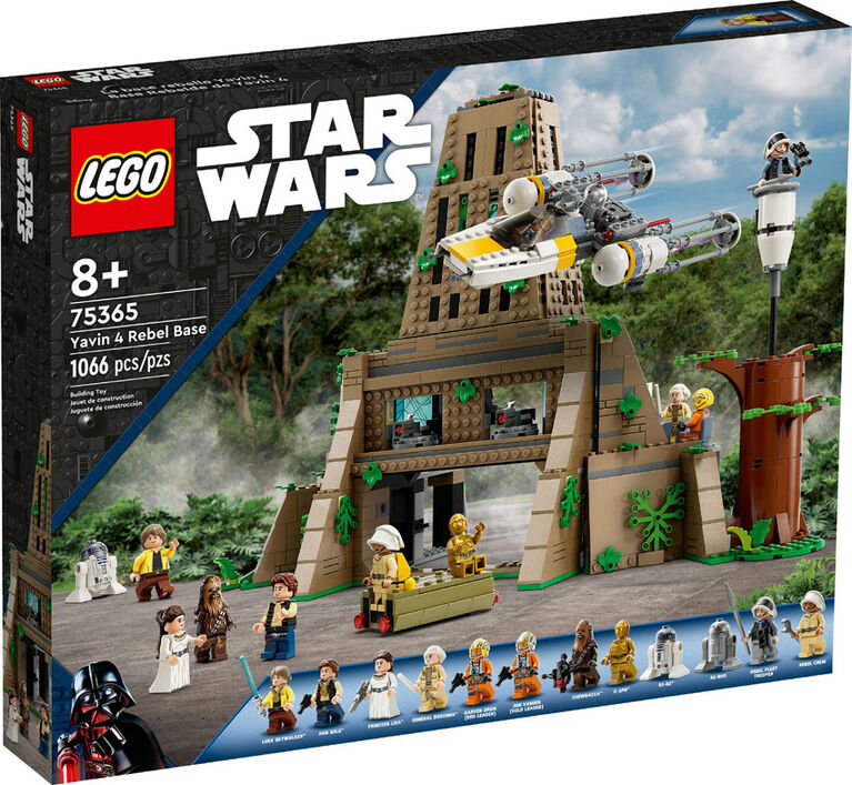 LEGO Star Wars Yavin 4 Rebel Base 75365 Building Toy Set (1,067 Pieces)
