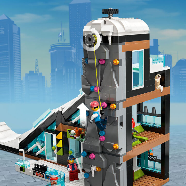 LEGO City Ski and Climbing Center 60366 Building Toy Set (1,054 Pieces)
