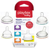 Playtex - Nipple Variety-Pack Slow Flow, 4-Pack