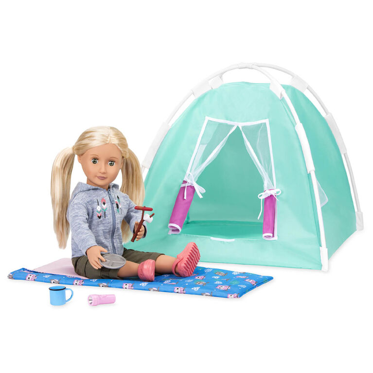 All Night Campsite, 18-inch Doll Tent Set