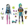 Monster High Coffret de 2poupées Deuce Gorgon et Frankie Stein