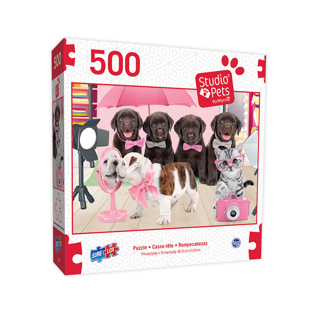 Sure Lox Studio Pets 500 Piece Jigsaw Puzzles