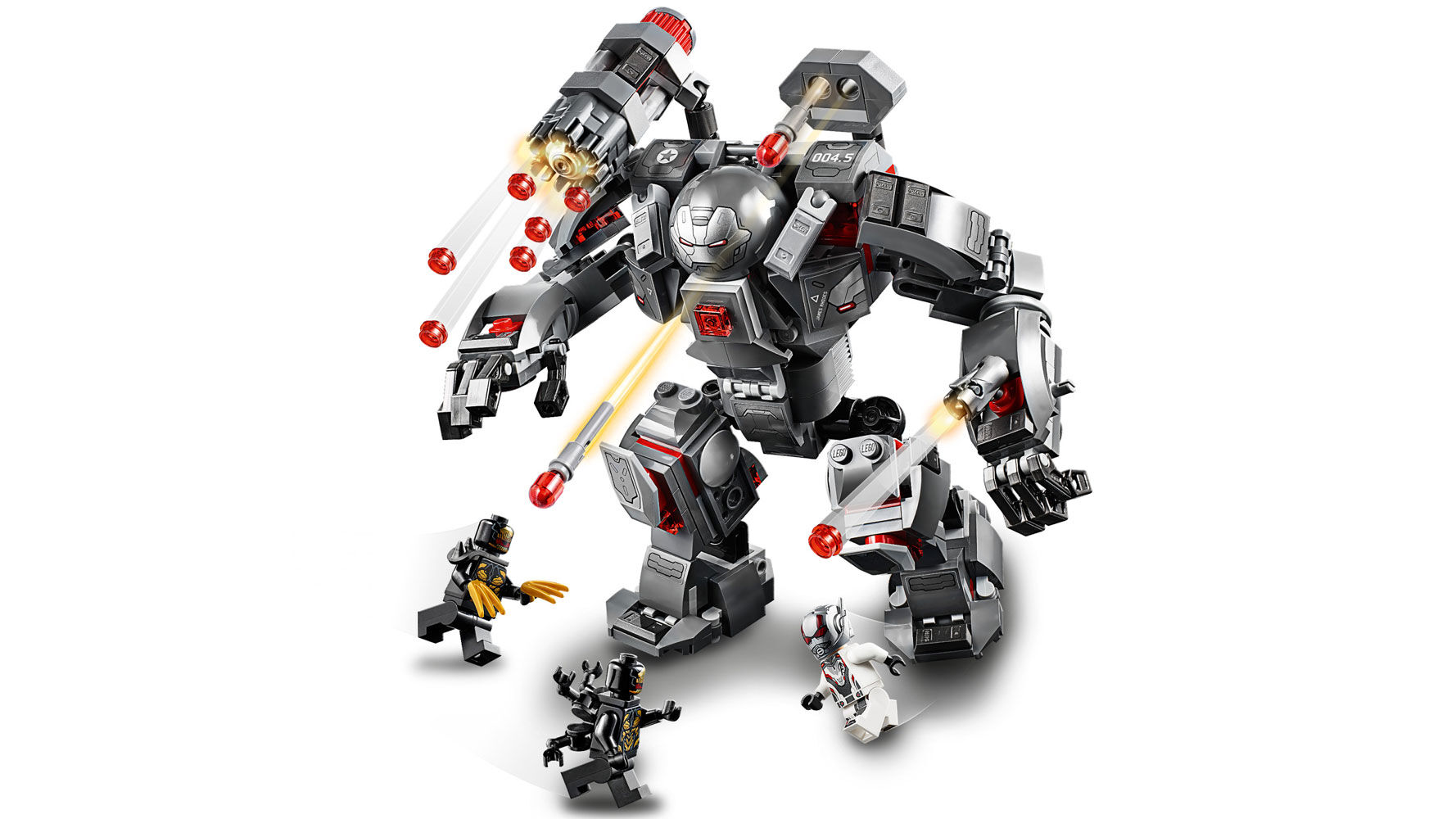 Lego super heroes war machine 2024 buster 76124