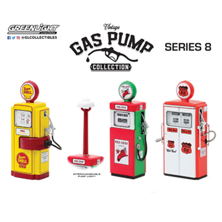 1:18 Vintage Gas Pumps Series 8 - Assortment May Vary - One Per Purchase