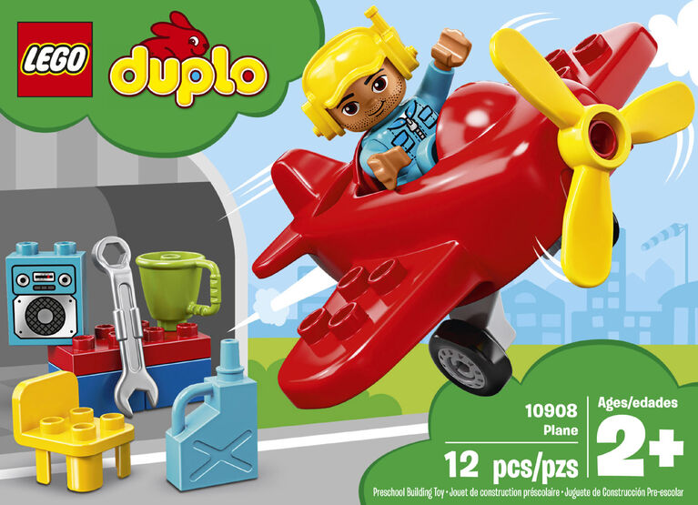 LEGO DUPLO Town L'avion 10908 (12 pièces)