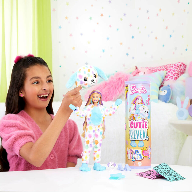 BarbieCutie RevealRêve couleurPoupée et acc.Dalmatien