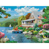 Memory Lane Lakeside Memories - Large 300 Piece Ezgrip Jigsaw Puzzle By Alan Giana