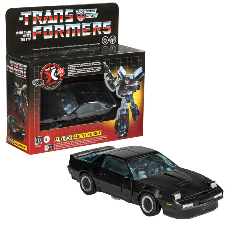 Transformers Collaborative Knight Rider x Transformers Autobot Agent Knight Action Figure