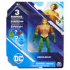 DC Comics, Figurine articulée Aquaman de 10 cm avec 3 accessoires mystère