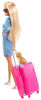 Barbie Doll and Travel Set with Puppy, Luggage & 10+ Accessories