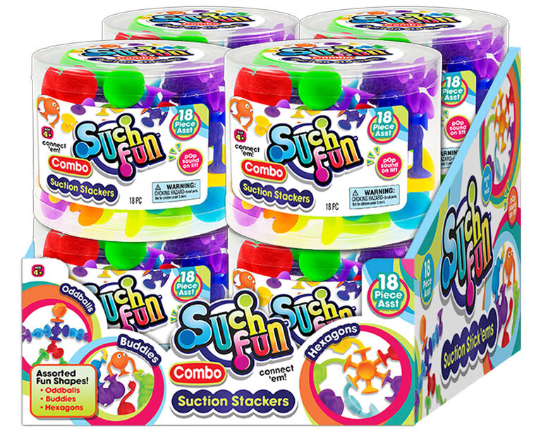Such Fun Suction Stackers Combo Bucket - English Edition - 1 per Purchase