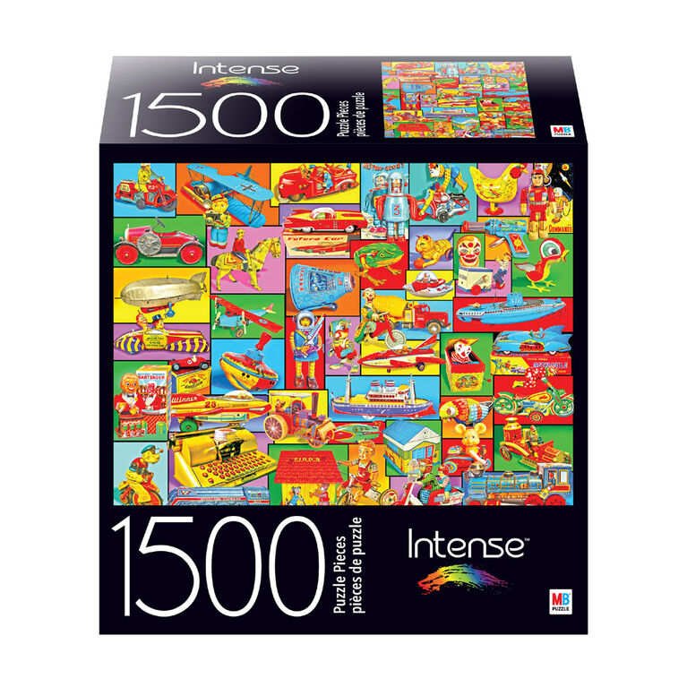 1500-Piece Intense Color Jigsaw Puzzle - Vintage Tin Toys