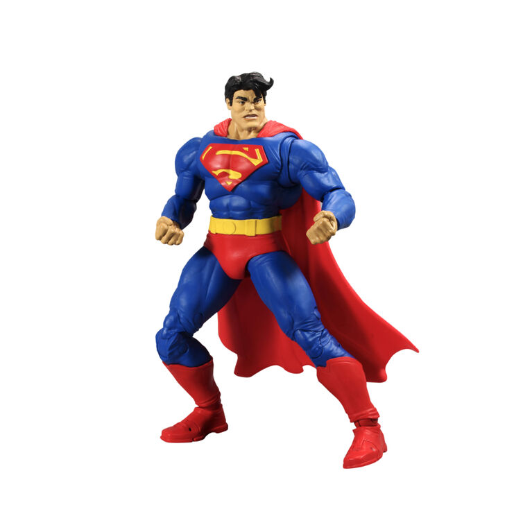 DC Multiverse: DC Comics Dark Knight Returns - Superman Figurine avec "Build-A" Batman Pièce de cheval
