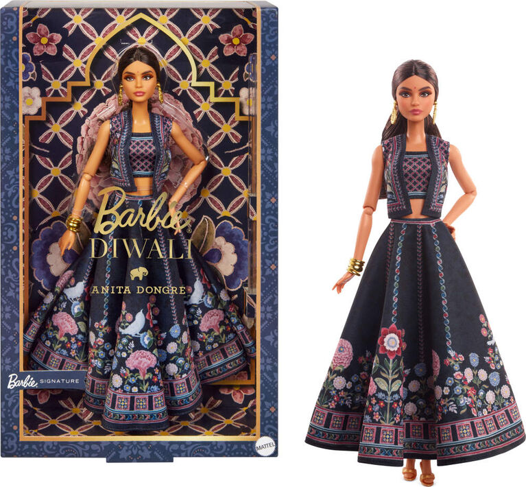 Barbie Poup&eacute;e Diwali par Anita Dongre, look F&ecirc;te des Lumi&egrave;res