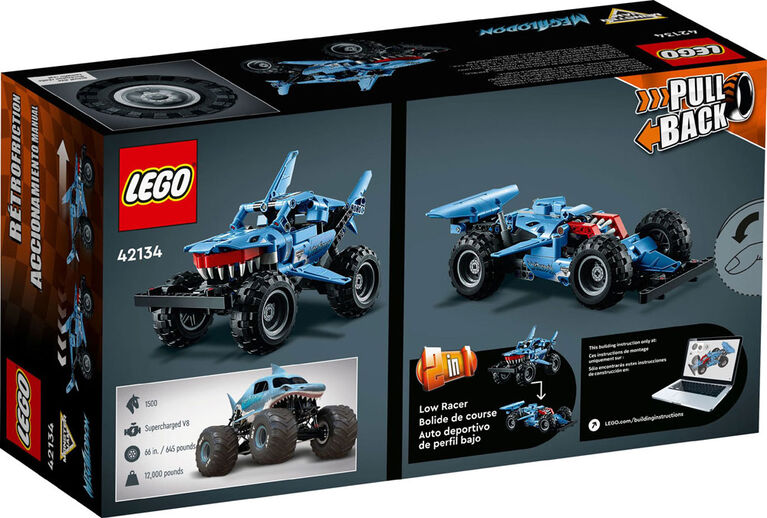 LEGO Technic Monster Jam Megalodon 42134 Model Building Kit (260 Pieces)