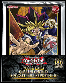 Portfolio 9 pochettes Quart de Siècle Yugi et Kaiba Yu-Gi-Oh! - Édition anglaise
