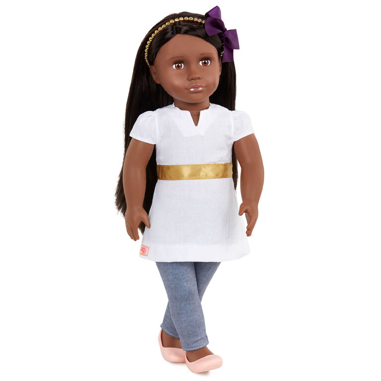 Our Generation - Doll w/Tunic & Beaded Headband, Visala