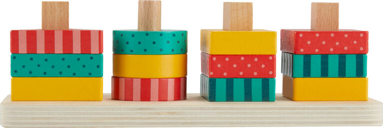 Fisher-Price Wooden Shape Stacker