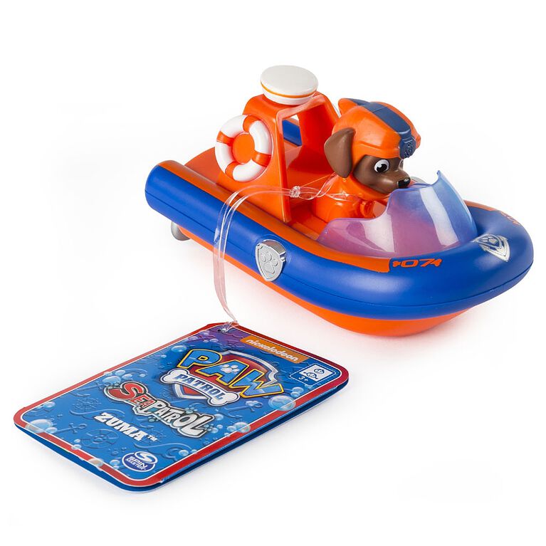 Paw Patrol - Bath Paddling Sea Patrol Pup Boat - Zuma