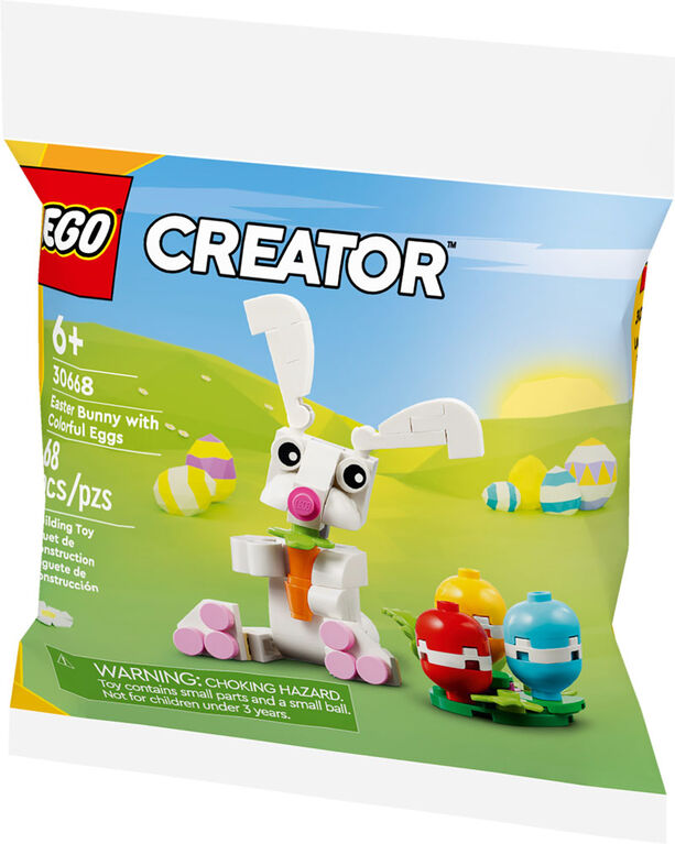 LEGO Creator Le lapin de Pâques avec des oeufs colorés 30668