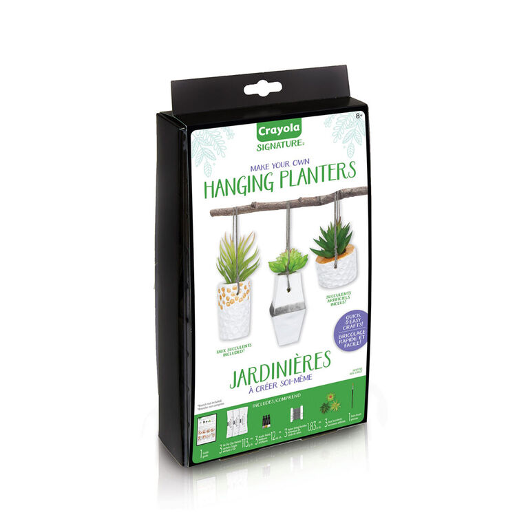 Crayola Signature DIY Hanging Planters Craft Kit Toys R Us Canada