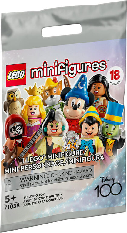 LEGO Minifigures Disney 100 71038 Limited-Edition Building Toy Set (1 of 18 to Collect)