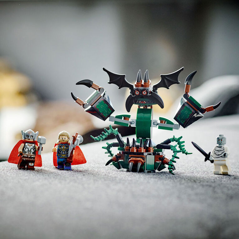 LEGO Marvel L'attaque de la nouvelle Asgard (76207) Ensemble de construction (159 pièces)