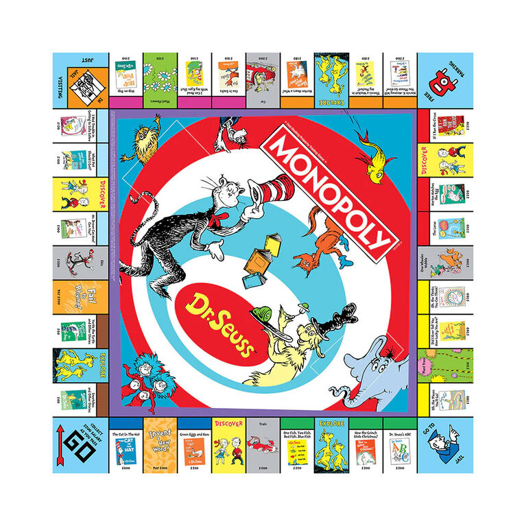 USAopoly MONOPOLY: Dr. Seuss - English Edition