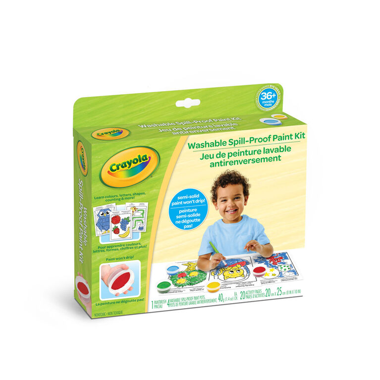 Young Kids Washable Spill-Proof Paint