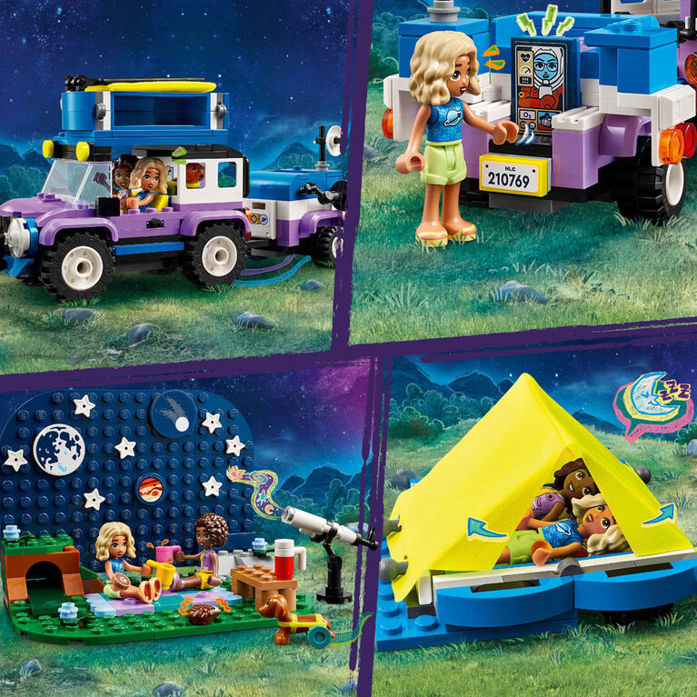 Jouet LEGO Friends Le véhicule de camping pour l'observation des étoiles 42603
