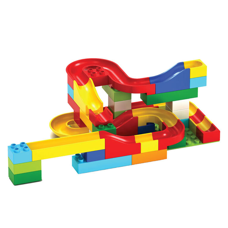 Piste de course de billes en jouets modulaires pour enfants par Toy Chef