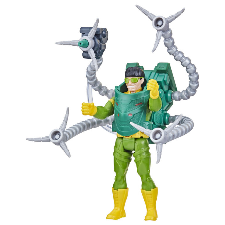 Marvel Spider-Man, figurine Doc Ock Héros aquatique de 10 cm avec accessoire à jet d'eau