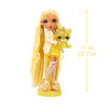 Rainbow High Sunny (Yellow) with Slime Kit & Pet - Yellow 11" Shimmer Doll