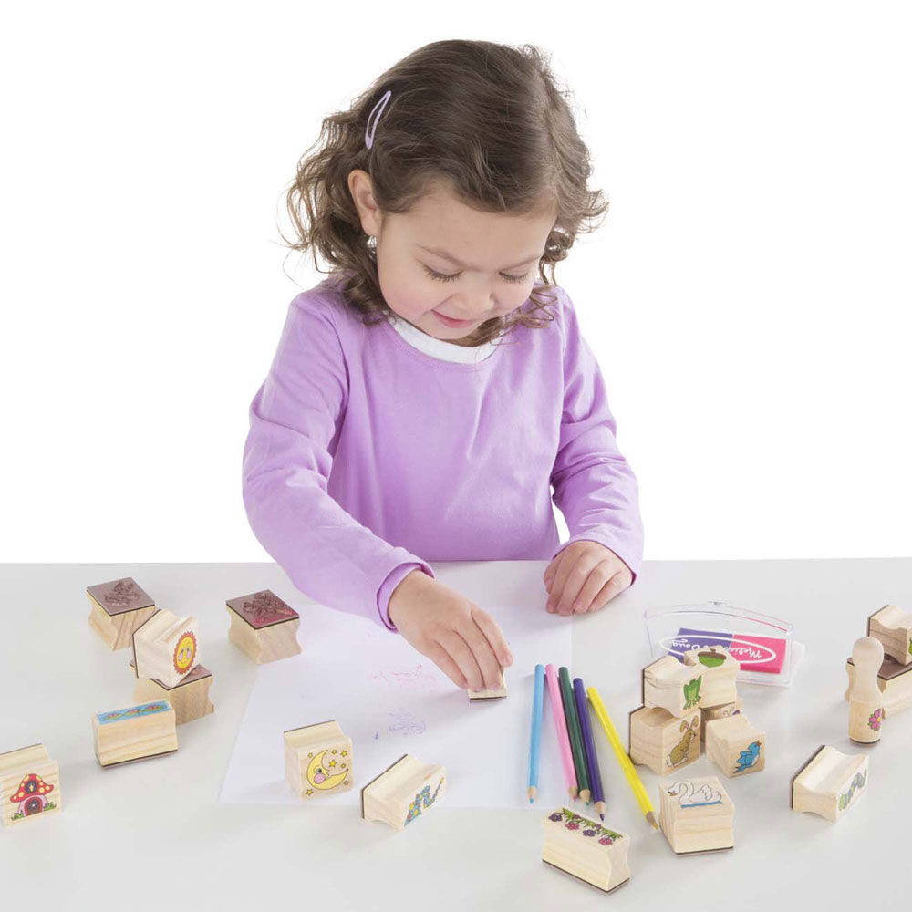 melissa and doug fairy stamp set