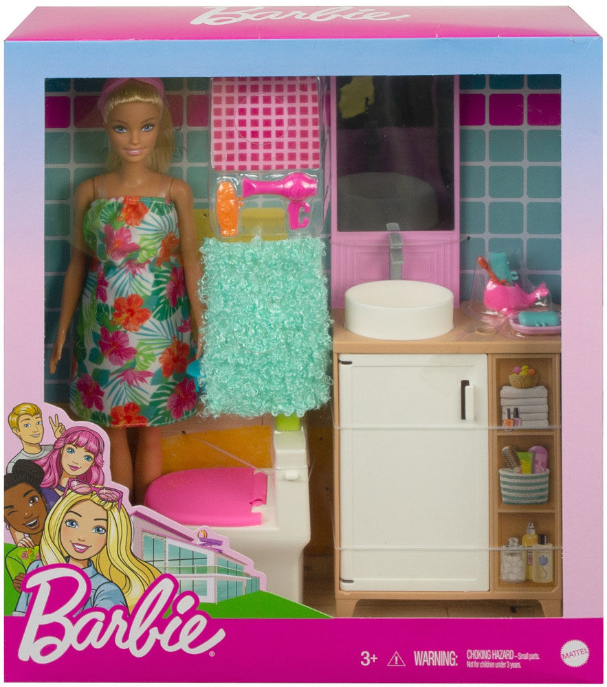 Barbie bathroom accessories sales