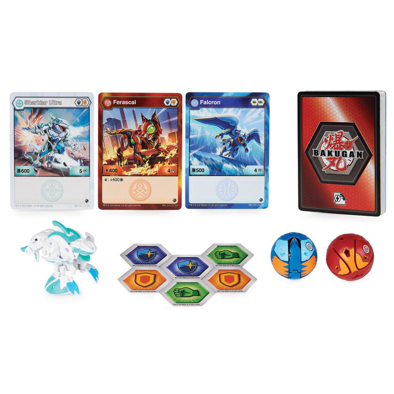 Bakugan Pro, Secrets of the Geogan Starter Set with Sharktar Ultra, 2