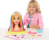 Barbie Deluxe Styling Head with Color Reveal Accessories and Blonde Neon Rainbow Hair