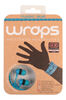WRAPS - Classic Blue - Wristband Headphones with Anti-Tangle Storage, and a Black Braided Fabric Cable