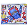 Marvel Spidey and His Amazing Friends, Arachno-bolide avec figurines, véhicule avec 4 figurines  - Notre exclusivité