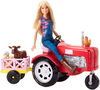 Barbie Doll and Tractor