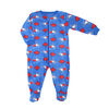 Snugabye Blue Jays Footed Polar Fleece Sleeper - Blue, 9-12 Months