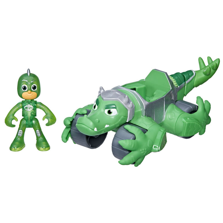 PJ Masks Animal Power Catboy Animal Rider Deluxe Vehicle Preschool Toy, Cat Stripe King Toy with Catboy Action Figure - English Edition