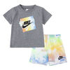 Nike T-shirt and Short Set - Rainbow