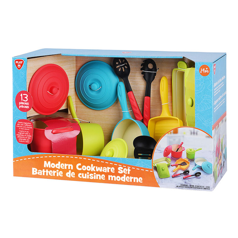 PLAYGO-Modern Cookware Set - 13 Pc