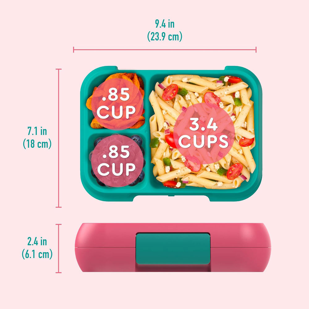 Bentgo Pop Lunch Box - Coral/Teal