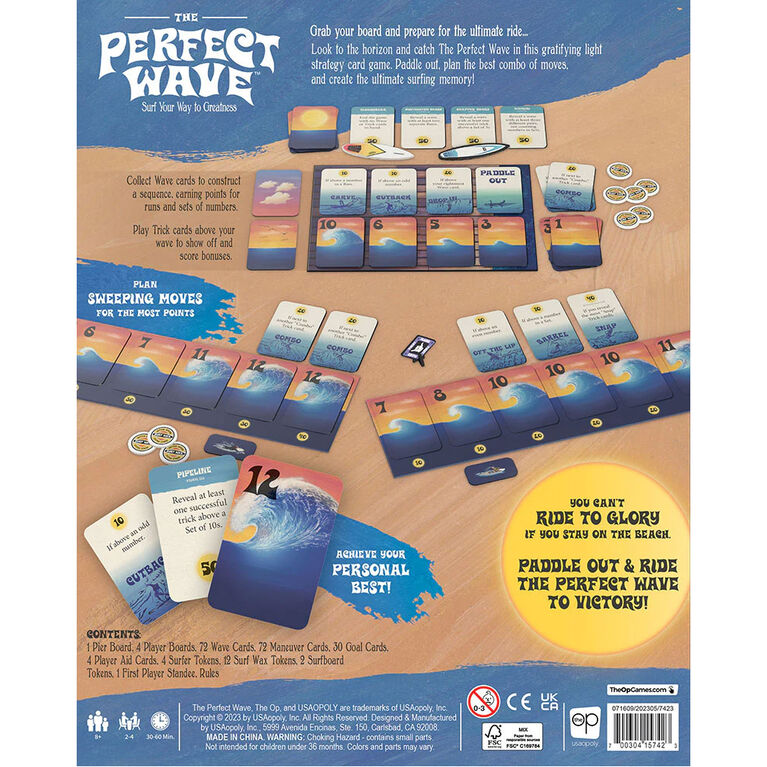 USAopoly The Perfect Wave Board Game - English Edition