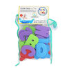 Buba Baby  Lettres et chiffres en mousse pour bain avec sac de rangement en ventouse