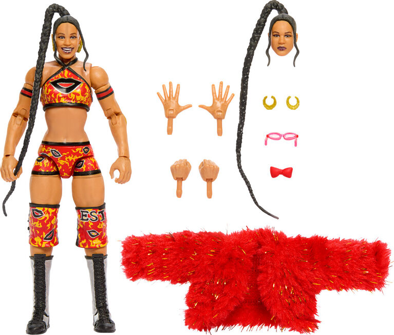 WWE Ultimate Edition Bianca Belair Action Figure & Accessories Set, 6-inch Collectible, 3 Articulation Points